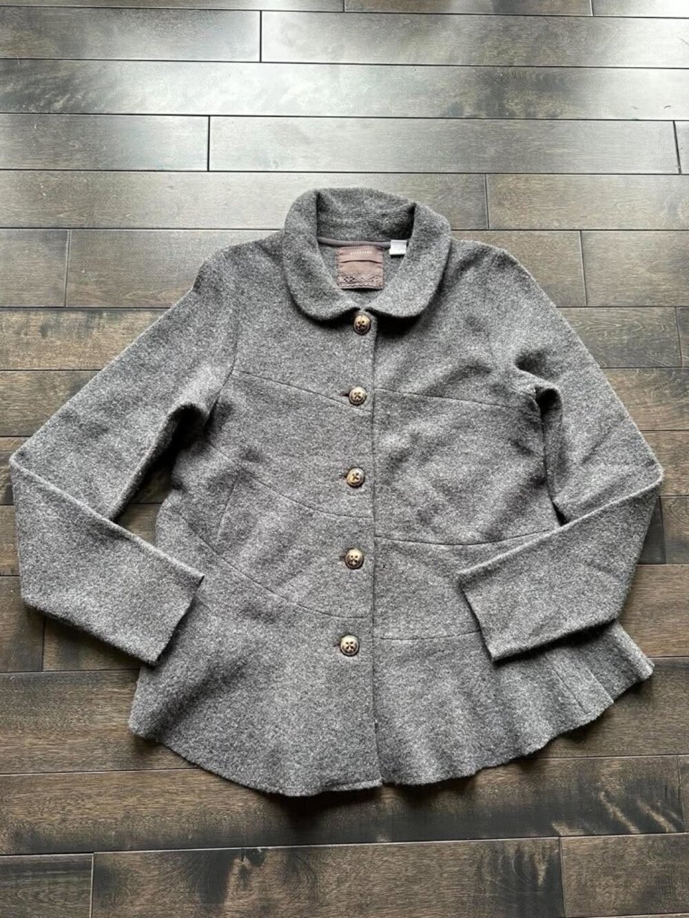 Anthropologie Felt Fall Jacket